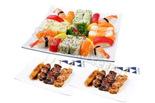 Menu plateaux, pour 4 personnes